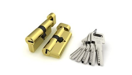 Цилиндровый механизм с вертушкой R602/60 mm (25+10+25) ВBР
