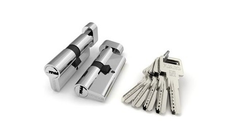 Цилиндровый механизм с вертушкой R602/80 mm (40+10+30) CP