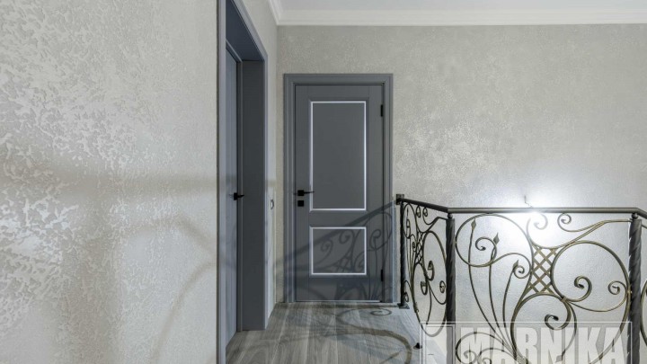 Современная классика с фигурным наличником